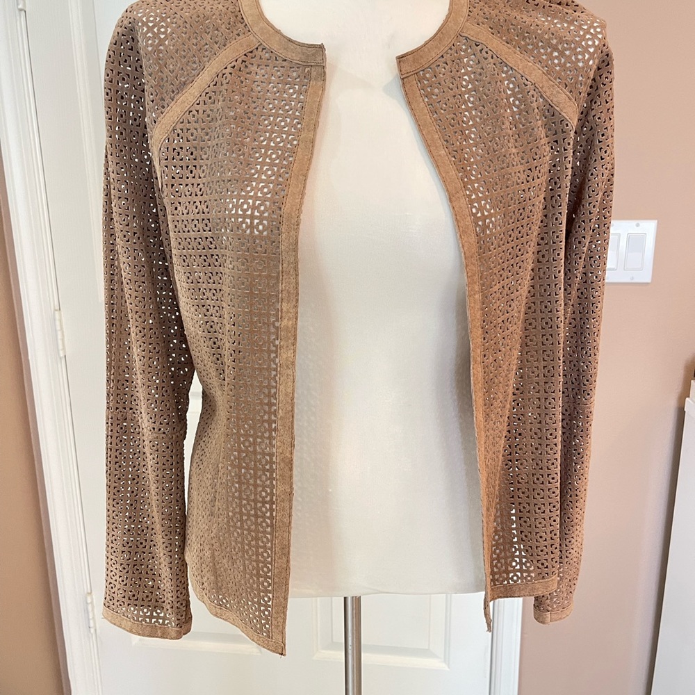 Suede lace jacket